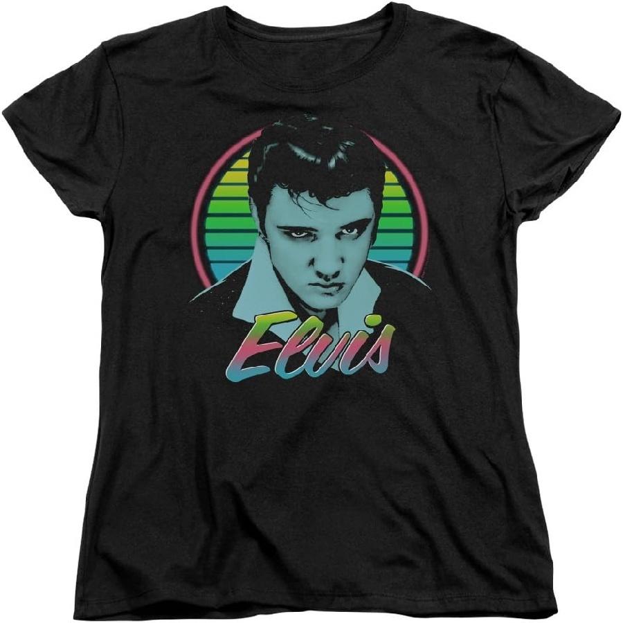 ELVIS PRESLEY - Womens Neon King T-Shirt S