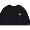 WE11DONE Ss22 Small Logo Chest Label Crewneck Sweatshirt Unisex Sweatshirt Black WD-TS1-22-699-U-BK
