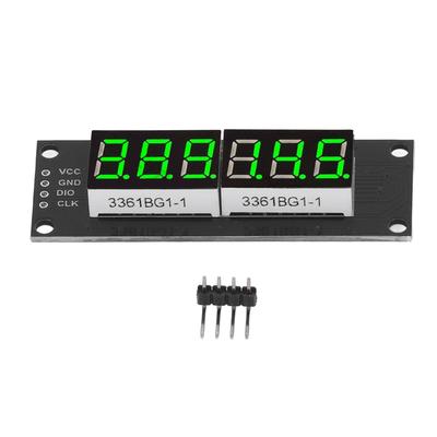 LED-Digitalanzeigeröhre 0,36 Zoll 6 Bit 7 Segment TM1637 LED-Uhranzeigemodul mit grünem Licht 5 V