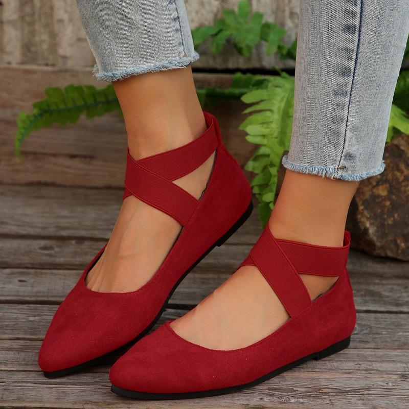 Large size casual shoes women's spring and summer new foot cover Doudou women's shoes shallow mouth flat sole shoes