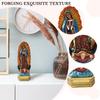 Resin Mexican Virgin Mary Statue Desktop Ornament European Our Lady Statue Handicrafts  Home Decor for Office