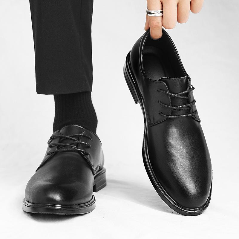 FashionMen office Shoes All-match Driving Footwear Leather Men Business Shoes Simple Formal Dress Shoe High Quality Mens Oxford Shoes