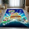 Funny S-SpongeBob Patrick Star Cartoon Living Room Non-Slip Area Rug Soft Carpet for Bedroom Playroom Sofa,Home Decor Doormat