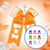 2 Stück Übertriebene Cheerleader-Schlüsselanhänger Stilvolle Schleifenform Mit Quasten Taschen-Hängeornament Perfekt Für Geschenke Und Dekorationen