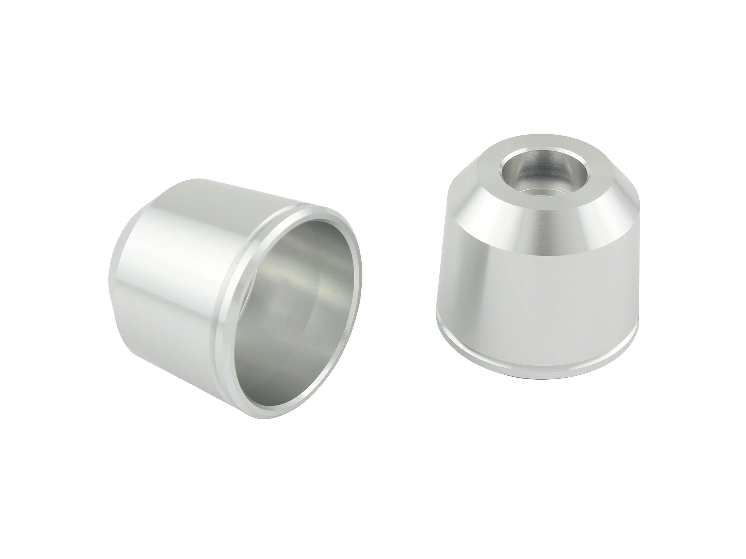 POSH FAITH Motorcycle Supplies Middle Weight Bar End Outer Only M8 серебряный