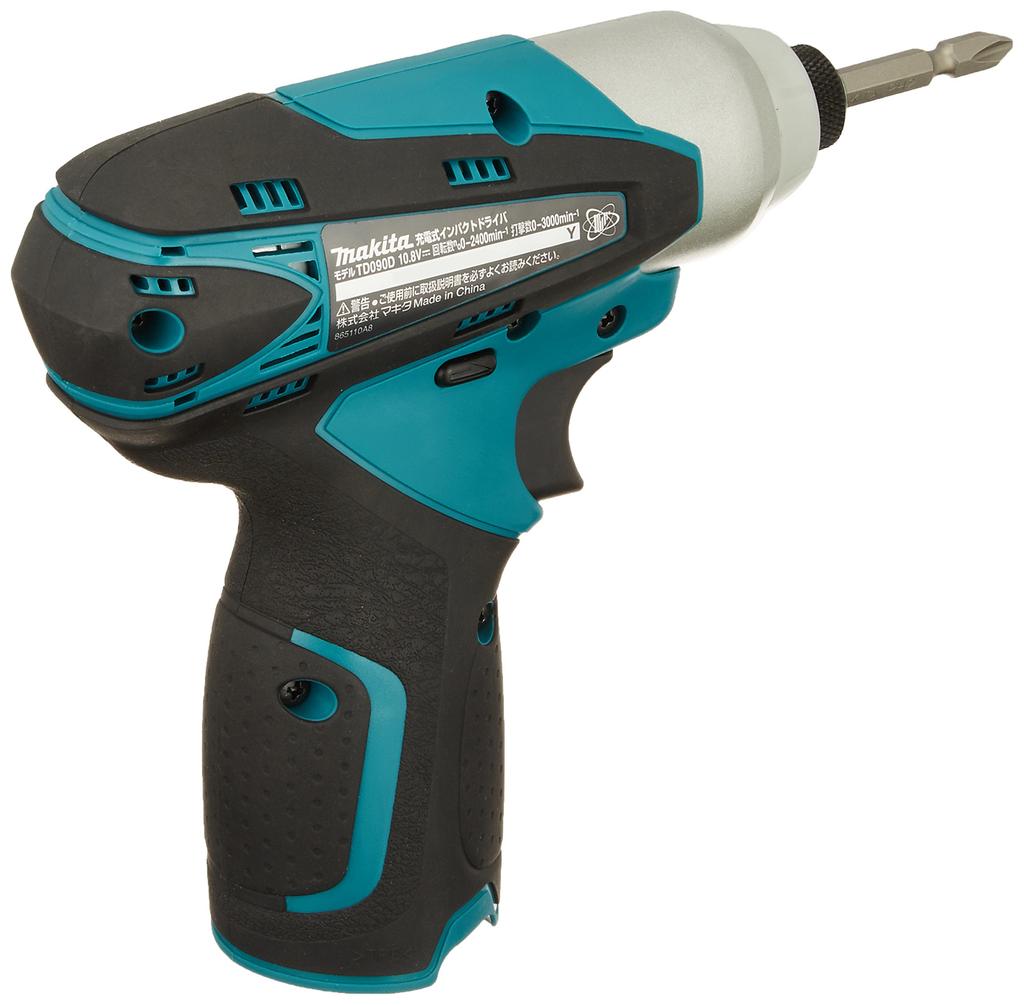 Makita TD090DZ Rechargeable Impact Blue Charger Sold Driver, 10.8V, (Body Only, Separately)