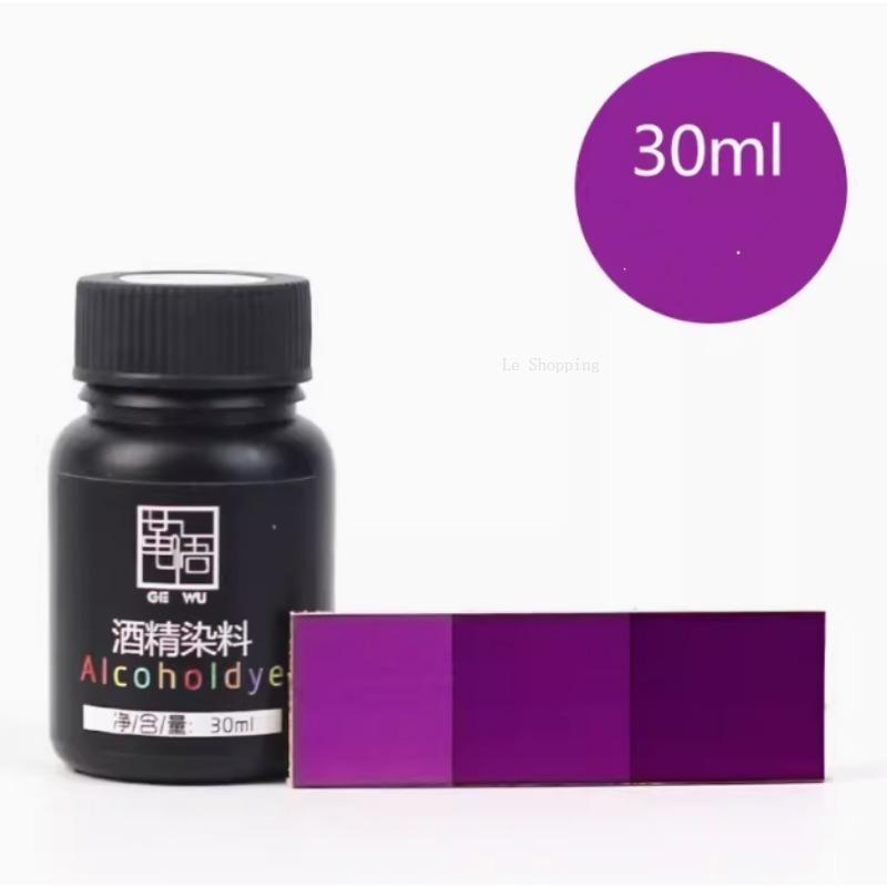 30ml Leather Alcohol Dye Containing Gold Solid Color Dye Handmade DIY Plant Tanning Bag Clothes Tintage Leather Art Pigment
