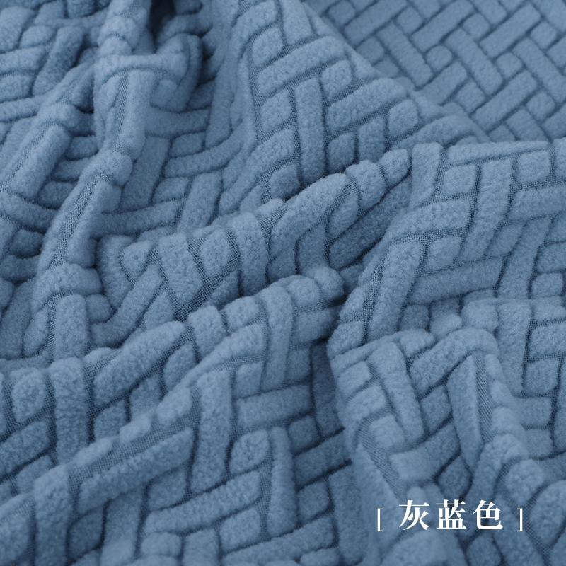 85x50cm Solid Color Elastic Knitted Fleece Fabric For Sofa Covers, Throw Pillows, Handmade DIY Chair Cover Fabric TJ20510