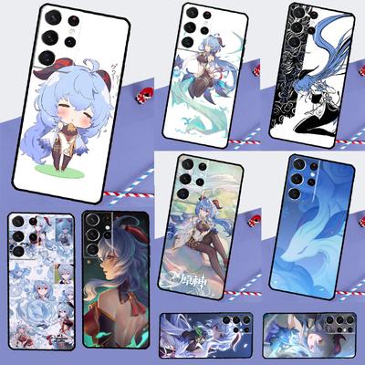 Genshin Impact Ganyu Phone Case For Samsung Galaxy S24 Ultra S9 S10 S20 S21 S22 S23 S25 Plus S24 FE Back Cover