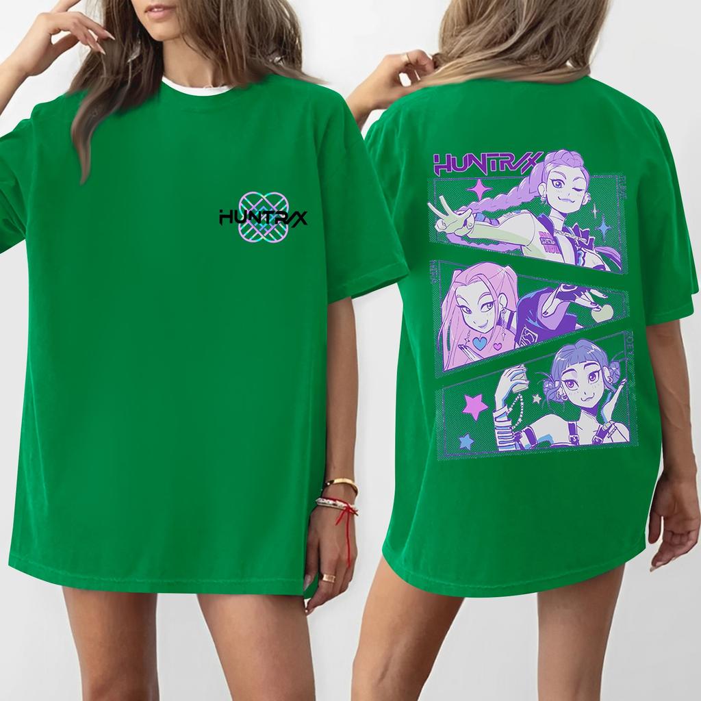 Women's Round Neck Printed Short-sleeved T-shirt Top