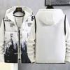 Men Reversible Thick Warm Hooded Casual Fashion Sleeveless Cotton Padded Vest