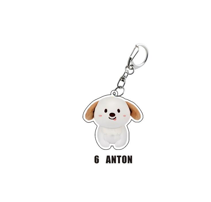10Cm Kpop Riize Mini Doll Pendant Wonbin Sohee Keychain Valentine'S Day Pop-Up Store Bag Pendant Seungchan Anton Fans Collection