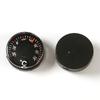 1 Stück -20~50°C 20 mm Rund Quadratisch Hohe Genauigkeit Temperaturmesser für Innen Außen Wand Gewächshaus Zuhause Thermometer