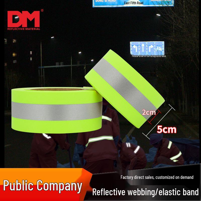 DM/Daoming Vysoce viditelná reflexní popruhovina - Oxford Reflexní výstražný materiál