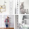 Kids Growth Measurement Ruler Wood Frame Canvas From Baby To Adult Measurement Ruler For Child's Room Living Room Decoration