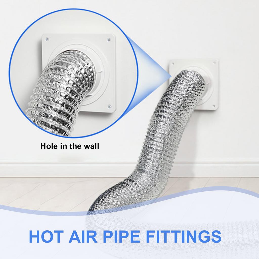 Dryer Vent Wall Plate Twist Lock Dryer Vent Connector Kit Dryer Duct Connector Flange for Wall Vent Ceiling Greenhouse