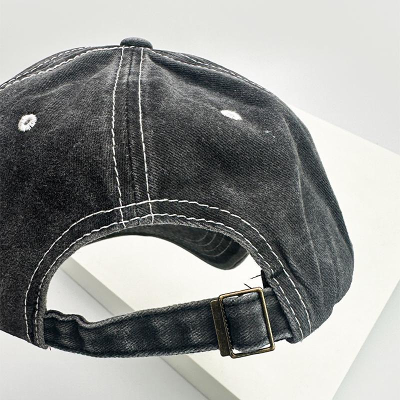 Neue Unisex Baseballkappen mit Stickerei der kanadischen Flagge, atmungsaktiv, Retro-Sonnenschutz, distressed, Schirmmützen, vielseitig, Mode, Freizeit