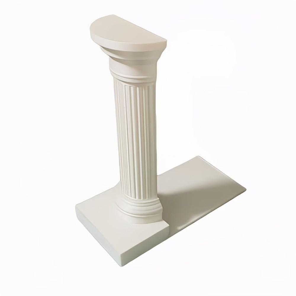 1 Pair Artistic Architecture Style Bookend 3D Printing Book Holder Bookshelf Desktop Organization