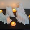 Halloween Ghost Puppy Ornament Resin Handicraft Hollow Pumpkin Home Desktop Ornament Halloween Gift