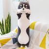 Husky Plüschpuppe Weiches Stofftier 110/130cm Lang Flauschiges Hundekissen Dekorative Tierform Kissen zur Unterstützung von Taille und Rücken