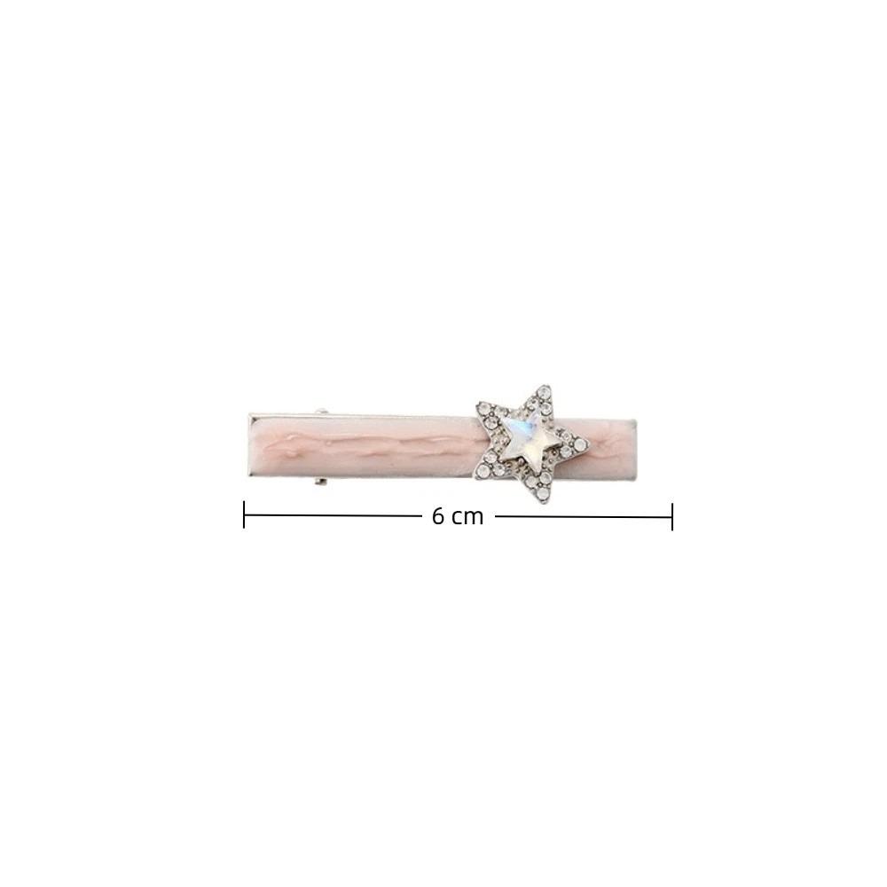 5/6Pcs Sweet Galaxy Pink Hairpins Heart Shape Barrettes Fashion Hair Accessories  for Women Girls
