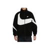 Nike Velká oboustranná bunda Boa Swoosh Černá Pánské svrchní oblečení BQ6546-011