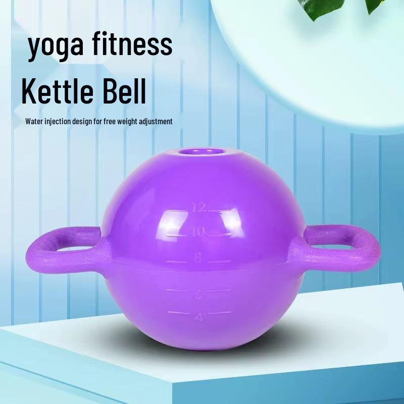 Verstellbare Doppelgriff Yoga & Pilates Kettlebell Hantel mit füllbarem Gewicht