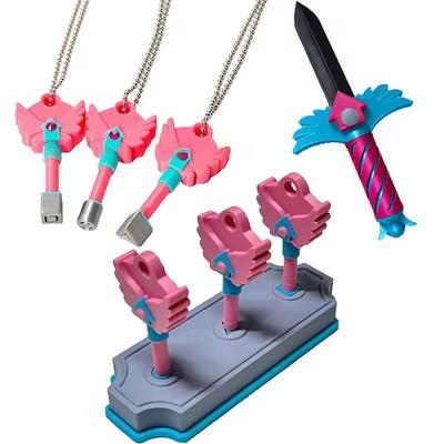 Juego Popular Coreano Temporada 3 Collar y Utilería para el Juego del Cuchillo Perfecto Llavero Colgante de Juego Tradicional Coreano Para Fiestas Familiares Regalos