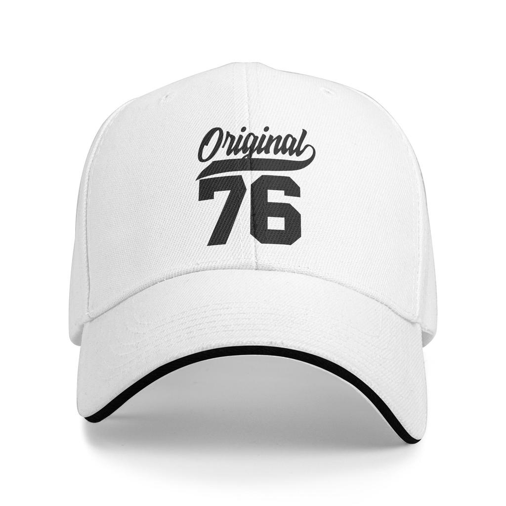 50th Birthday Original Vintage 1976 Baseball Cap Fitted Retro Trucker Hat Summer Men Women Tennis Skate Baseball Caps