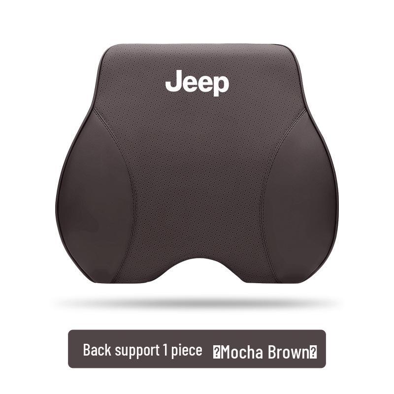 Zagłówek i podparcie lędźwiowe do Jeepa: Poduszka podróżna na szyję do Cherokee, Compass, Grand Commander