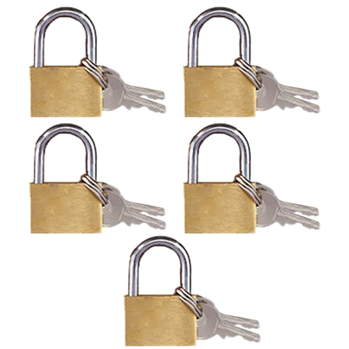 Padlocks (25mm Wide X 35mm Long [5 Pieces])