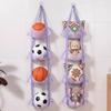 Wall Mounted Ball Storage Hanging Bag Large Capacity 3/4 Layers Basketball Storage Bag Foldable Durable