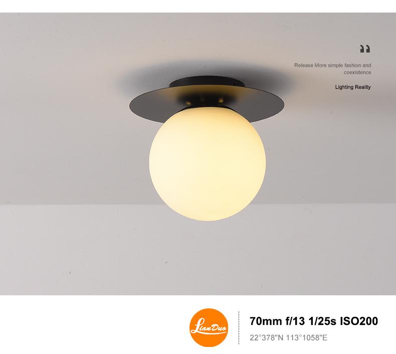 Nordic Modern Ceiling Light for Aisle, Balcony, or Foyer