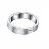 New Simple And Creative Geometric Female 925 Sterling Silver Jewelry Temperament Brushed Hollow Cross Opening Rings TYB513