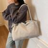 Casual Solid Travel Tote Bag 2025 High Quality Leather Shoulder Bags for Women Large Capacity Fashion Commuting Crossbody Bags