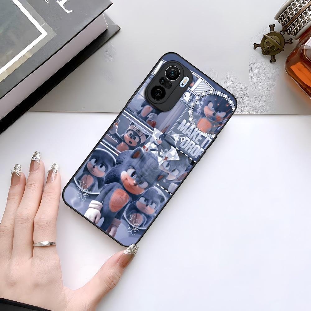 Cartoon Hedgehog S-Sonics Phone Case for Xiaomi 15 14 13 12 Mi 11 Pro Ultra Lite Glass Cover