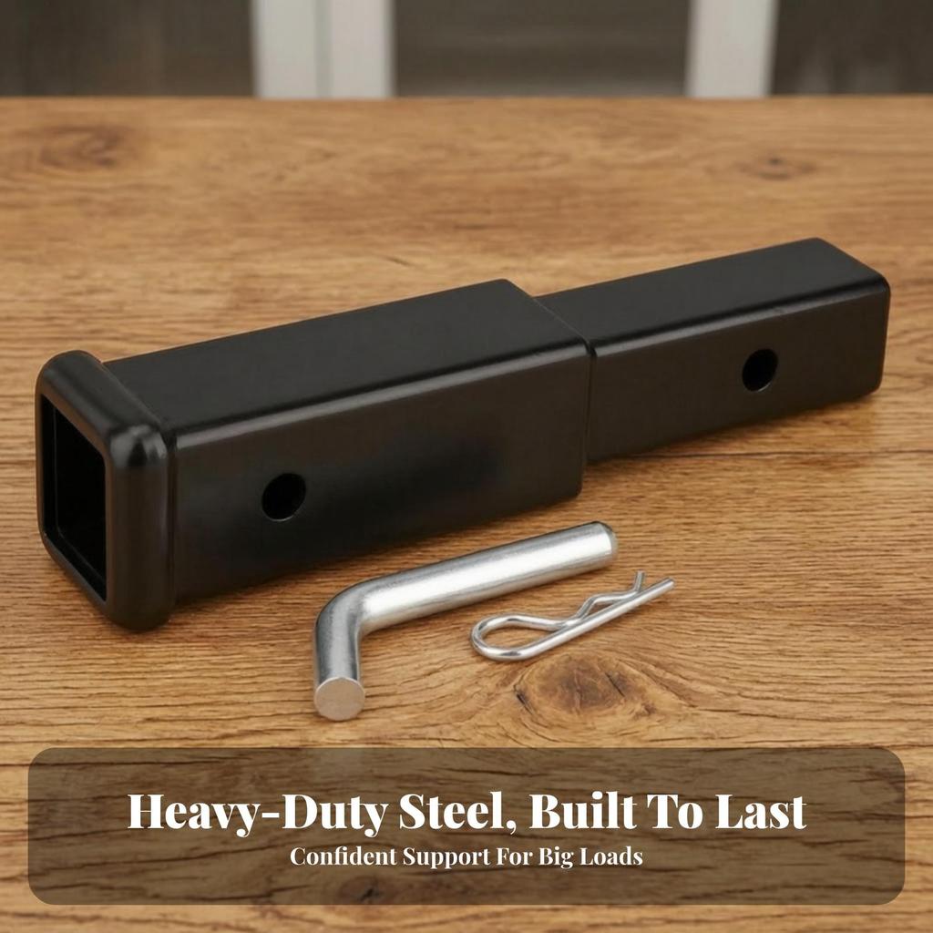 Trailer Hitch Extension Adapter High-Strength Steel Extender