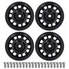 4Pcs 1/10 RC Bdlock Wheel Hubs 12 Holes Metal Wheel Hub Replacement for  / 