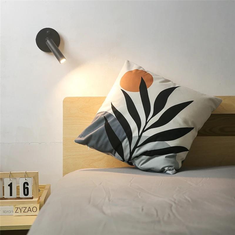 Modern Wall Lamps Folding with Switch LED Reading Spot Light for Home Study Wall Lights Bedroom Bedside Living Room Decor Light