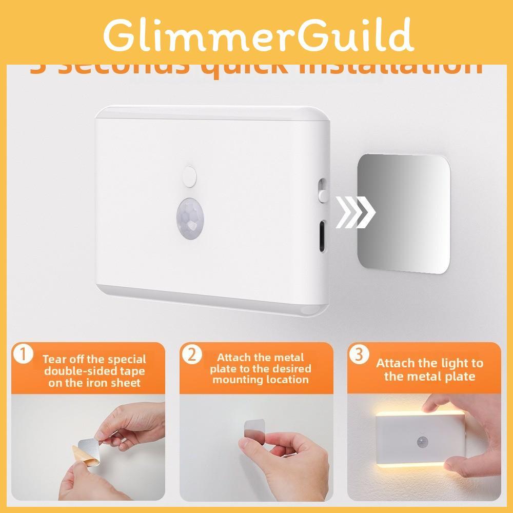 Modern Geometric Night Light With Rechargeable For Home Decor And Gifts