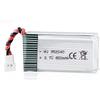 Rechargeable LiPo Battery 3.7V 850mAh for RC Drones Syma X5SC X5SW | Extended Flight Time | High Power | Easy To Install | Silver