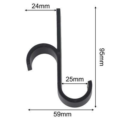 Plastic Hook Electric Towel Rack Bathroom Drying Versatile Use Lightweight Material Modern Design For Bathroom