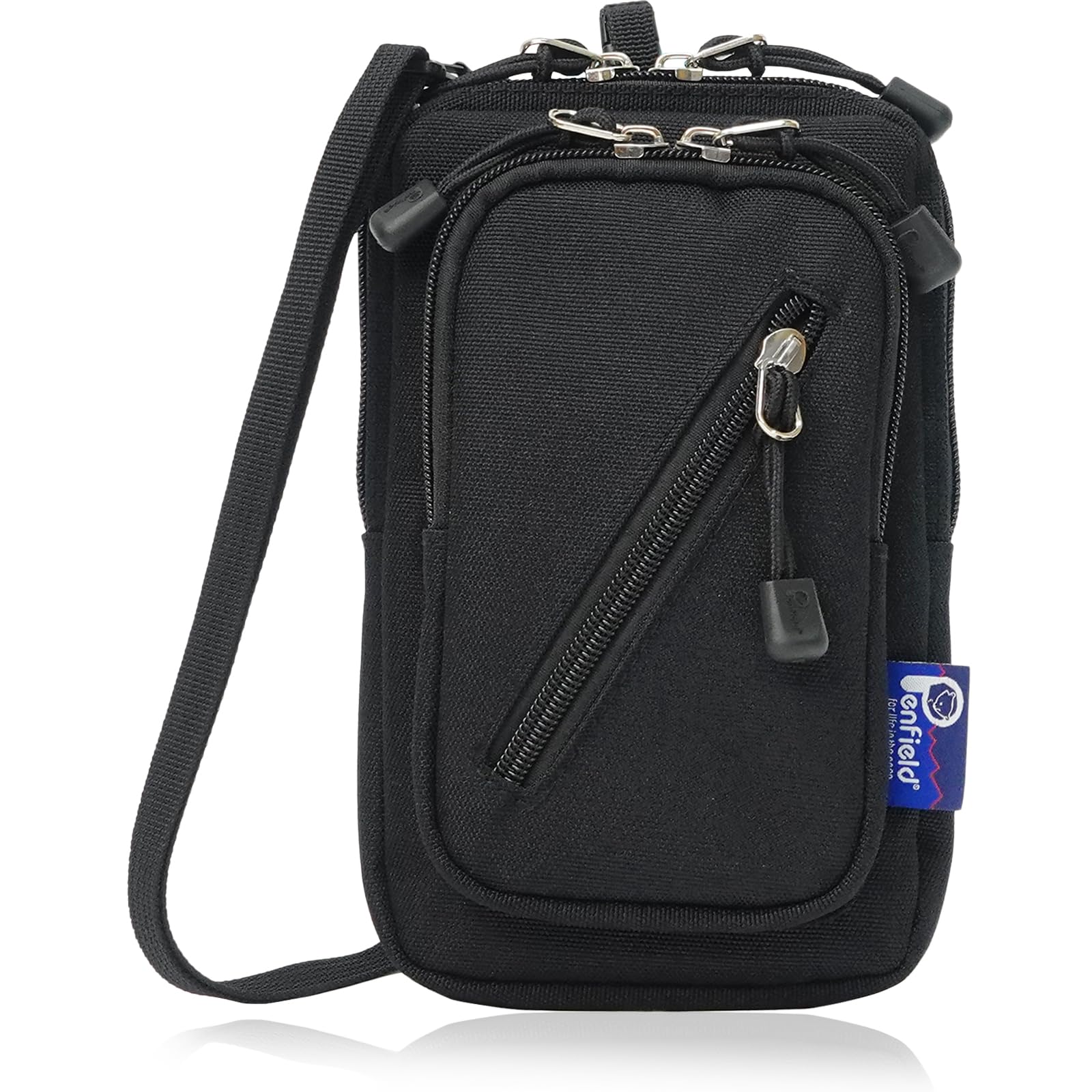 

Penfield Pouch with Shoulder Smartphone Multiple Large Black 2 2-Way Strap, Storage, Pockets, Capacity,
