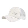 Sequin Sport Peaked Hat Butterfly Summer Sun Hat Casual Mesh Baseball Hat  Travel Beach