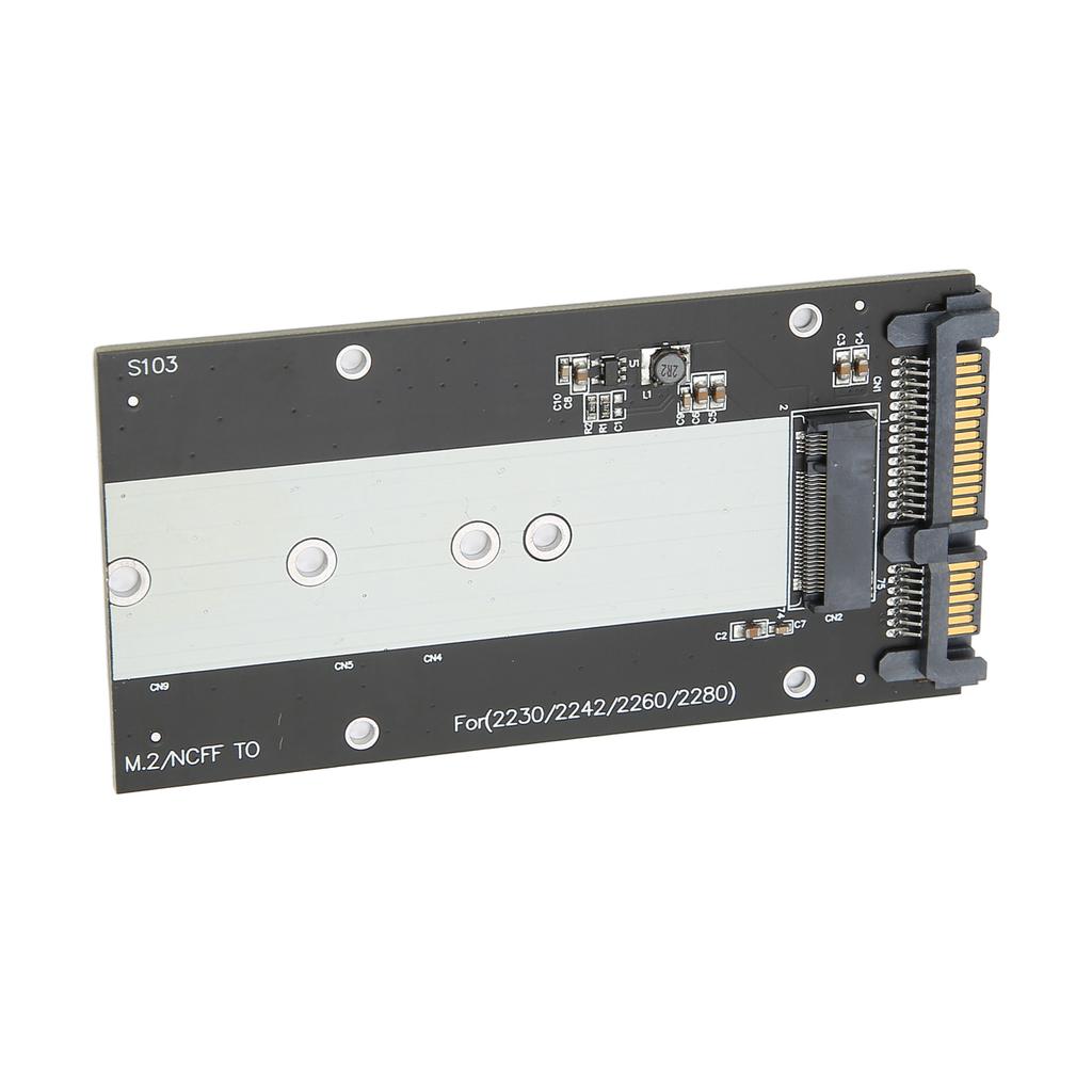 M.2 NGFF To SATA III Converter Adapter 6000MB S Fast Transfer Mass Storage Interface Hard Drive Converter Card