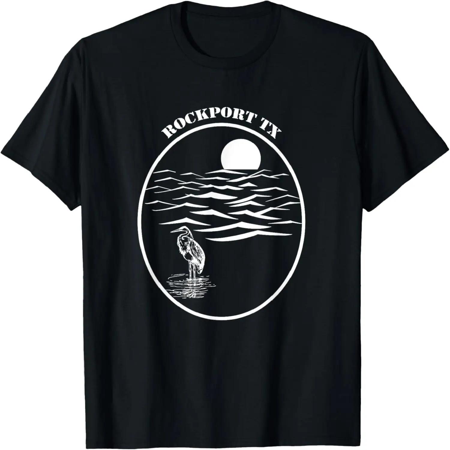 rockport tee shirts texas strong maine massachusetts beach S чёрный