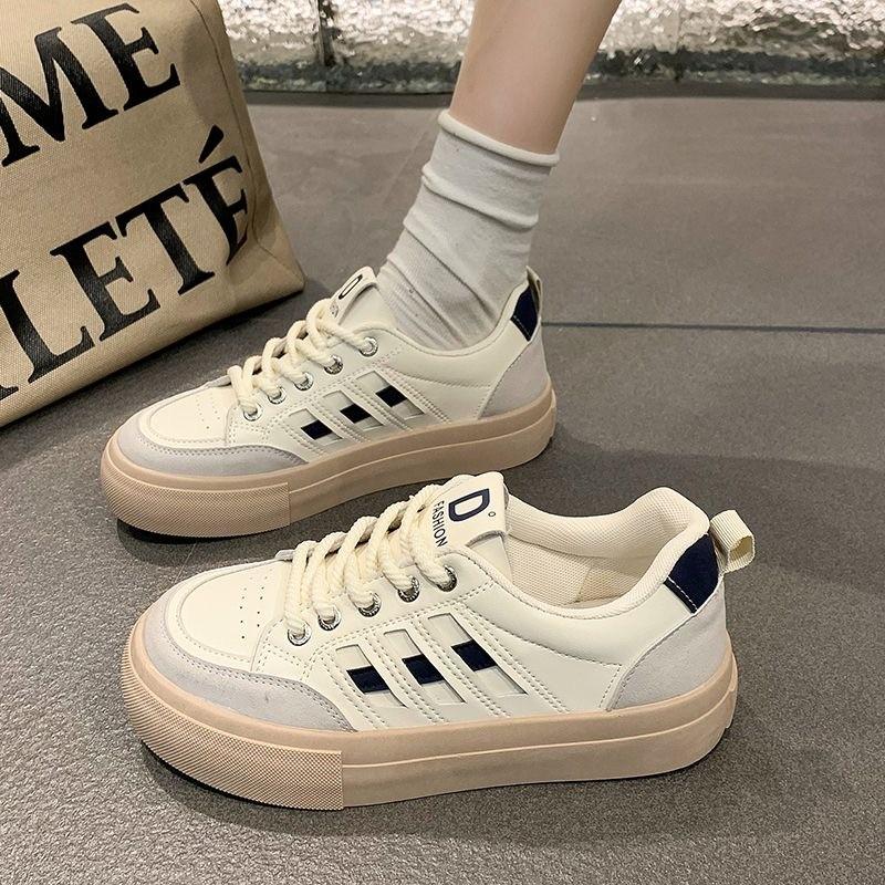 New Classic Women Sneakers Lace Up Flat Walking Shoes for Ladies Platform Shoes Casual Vulcanized Shoes  de mujer