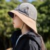 Summer Ice Silk Children'S Sunshade Basin Hat Sunscreen Bucket Hat Outdoor Boys And Girls Mountaineering Hat Thin Sun Hat