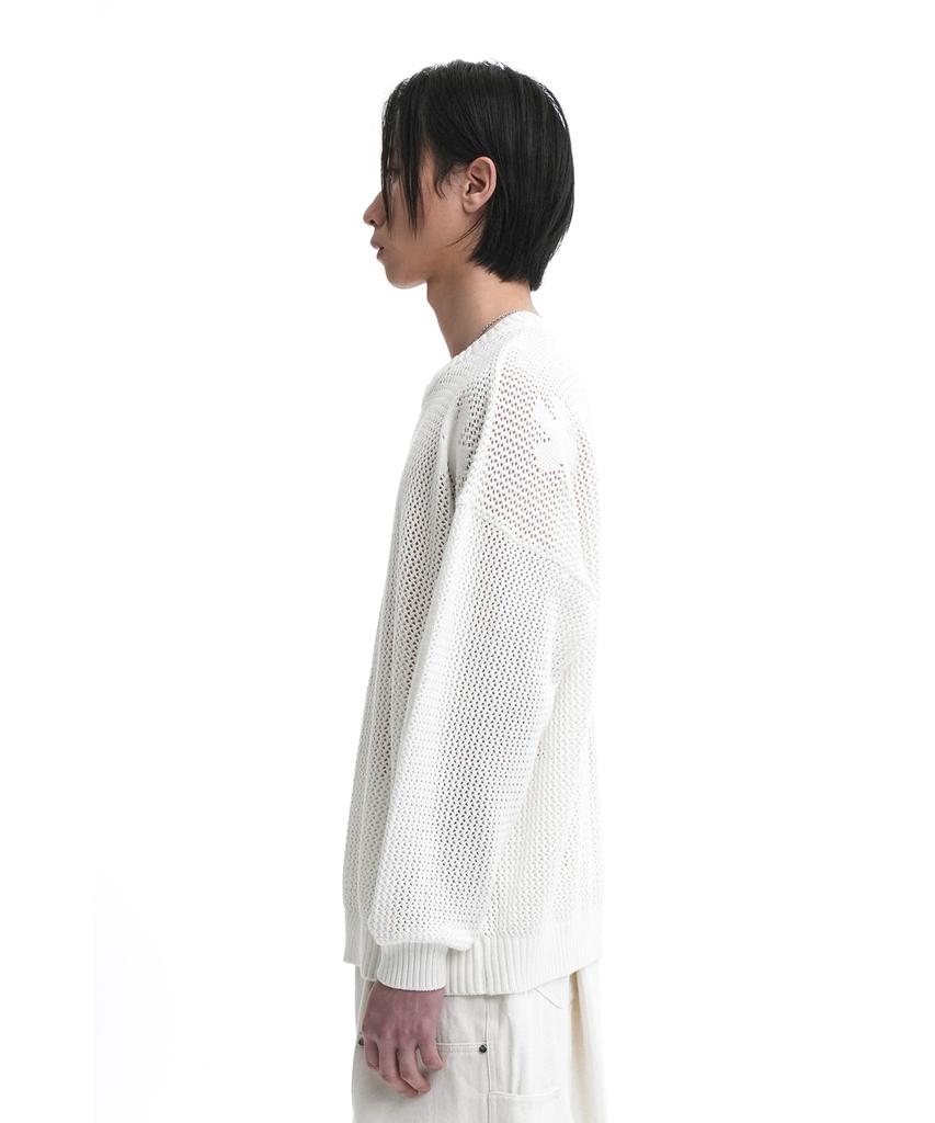OHY Mesh Opyd Knit-White