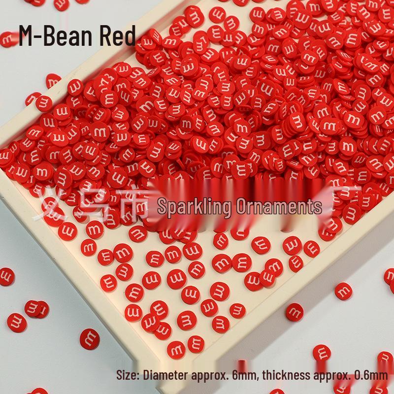 Eco-friendly M&M's Soft Clay Slices for DIY Crystal Slime and Crafts